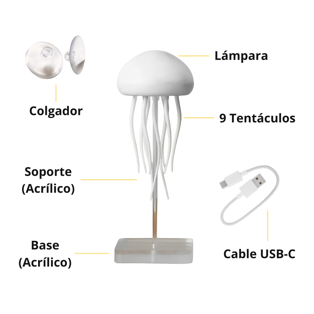 Lámpara de Medusa Relajante