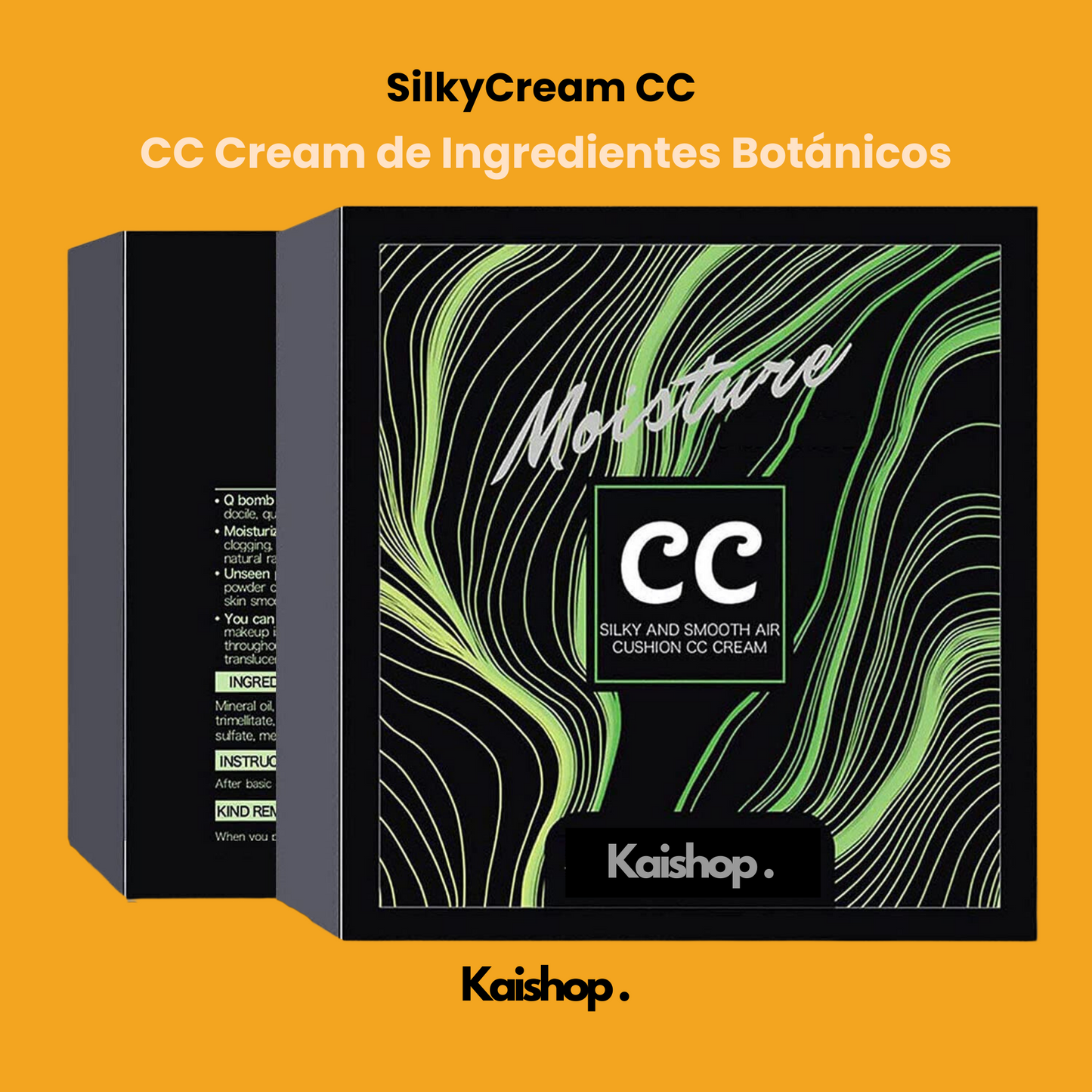 {OFERTA EXCLUSIVA DE REBAJAS}Base de maquillaje SilkyCream CC + Brocha de Regalo (2X1)
