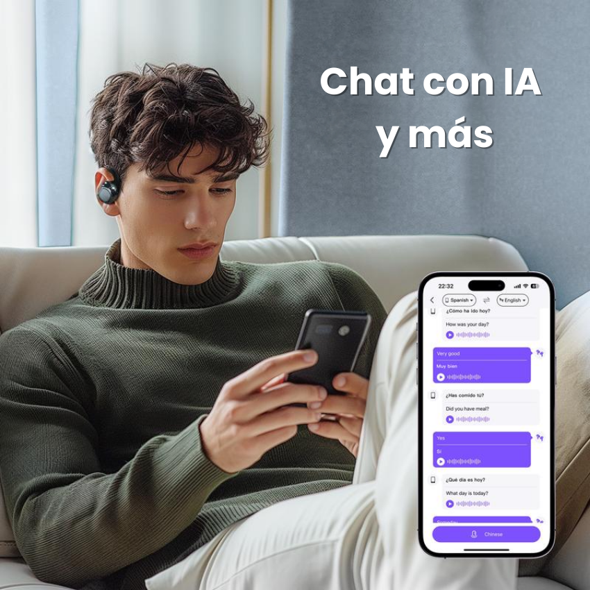 ¡REBAJAS 2025! omniTalk™ - Auriculares Traductores TODO-en-1