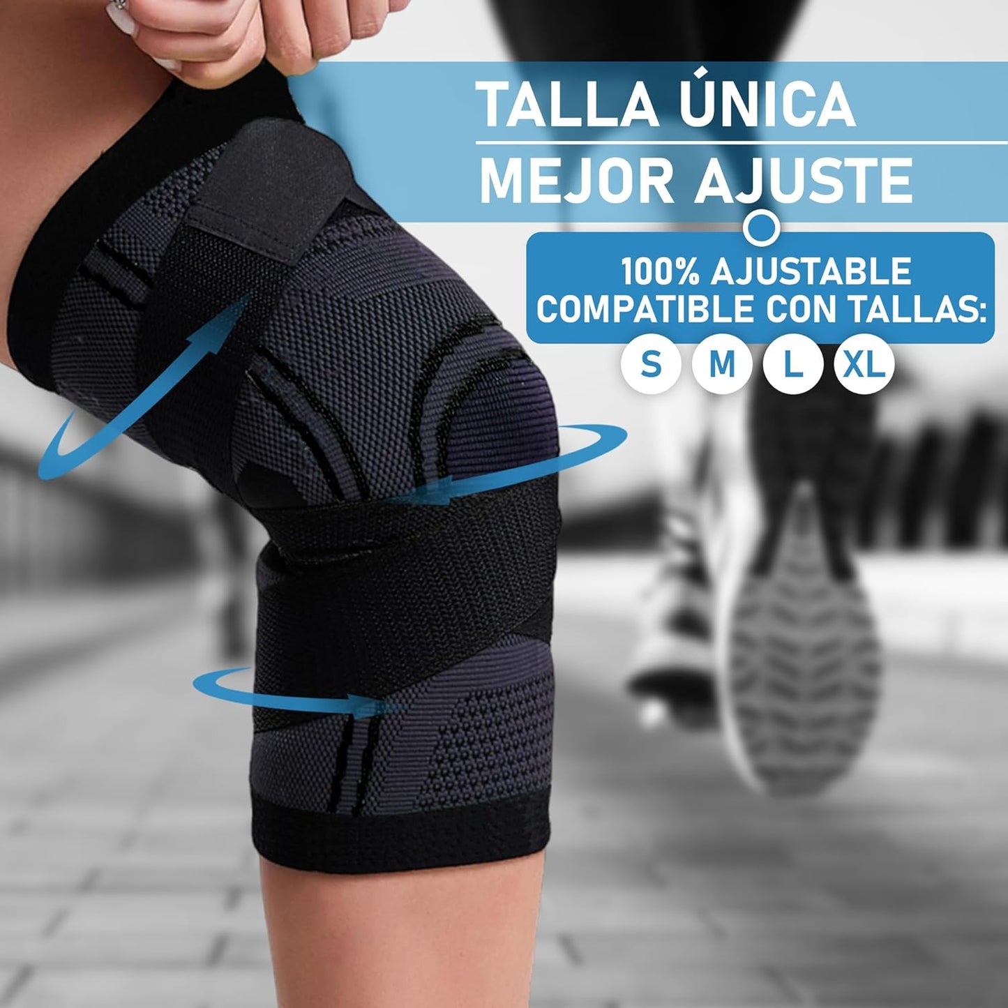 Rodilleras terapéuticas ajustables - PharmaKnee™