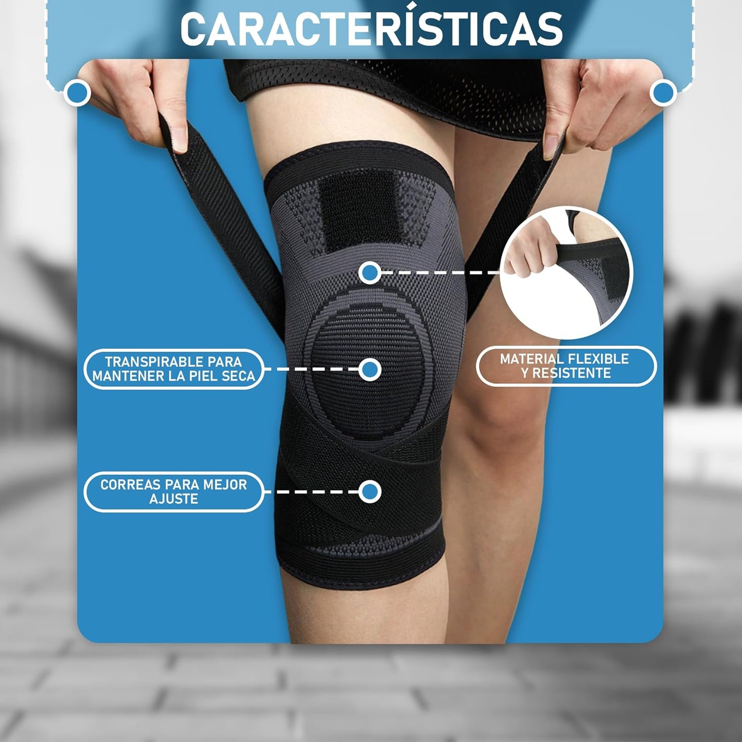 Rodilleras terapéuticas ajustables - PharmaKnee™