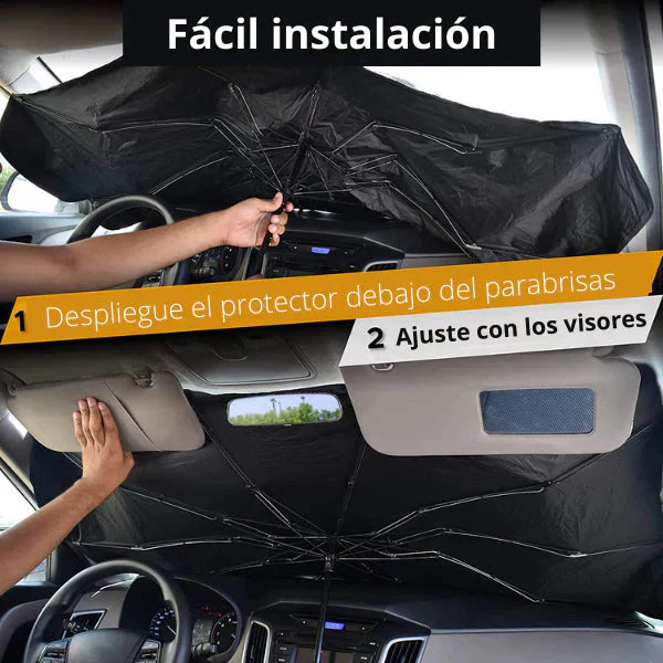 Parasol Plegable para Coche – Protección Solar Eficiente y Fácil de Usar