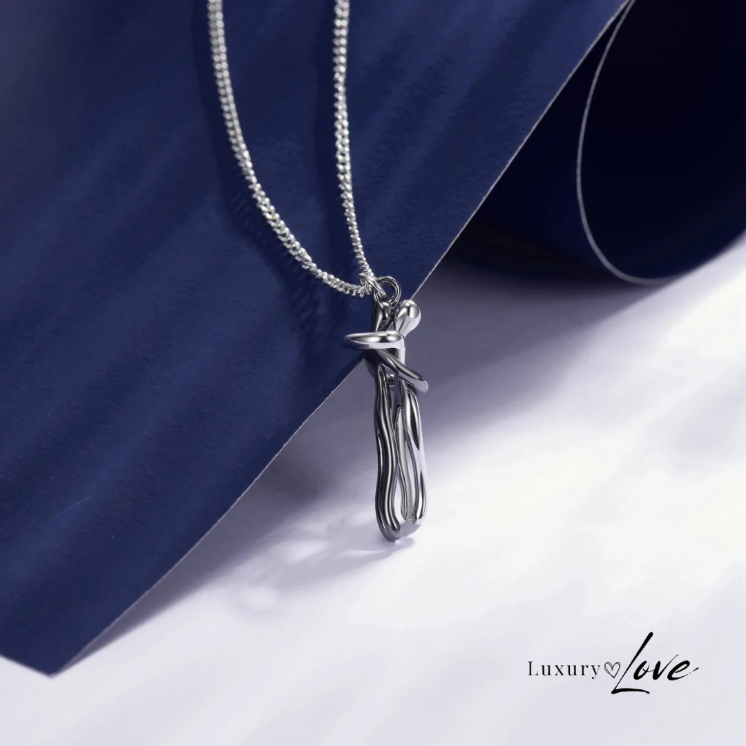 Collar Abrazo-Eterno® para mi Madre (con Nota especial y Caja de madera con luz)