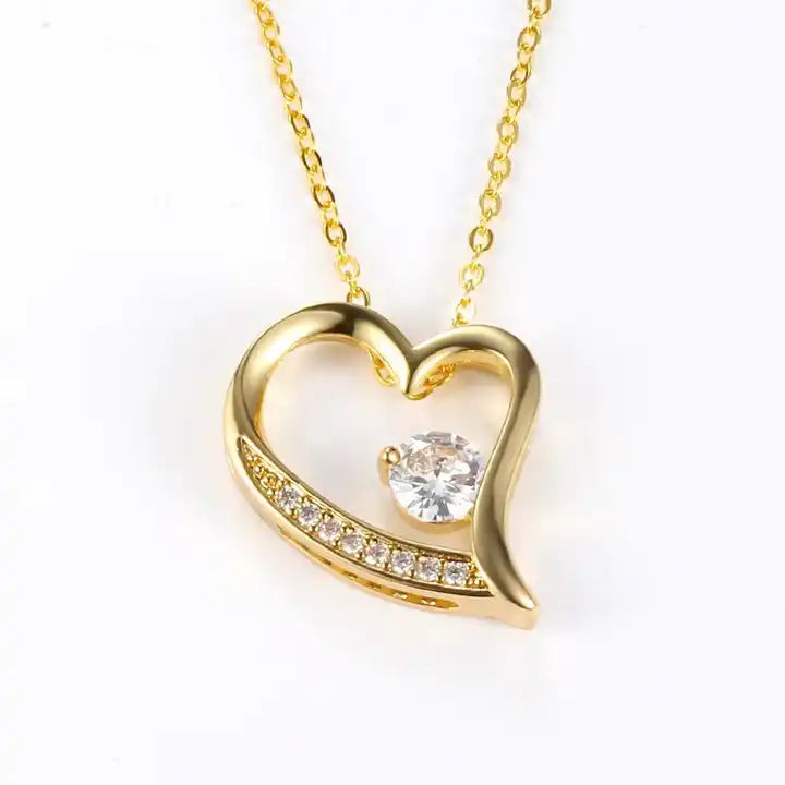 Collar Amor-Eterno® Dorado para mi Madre (con nota especial)