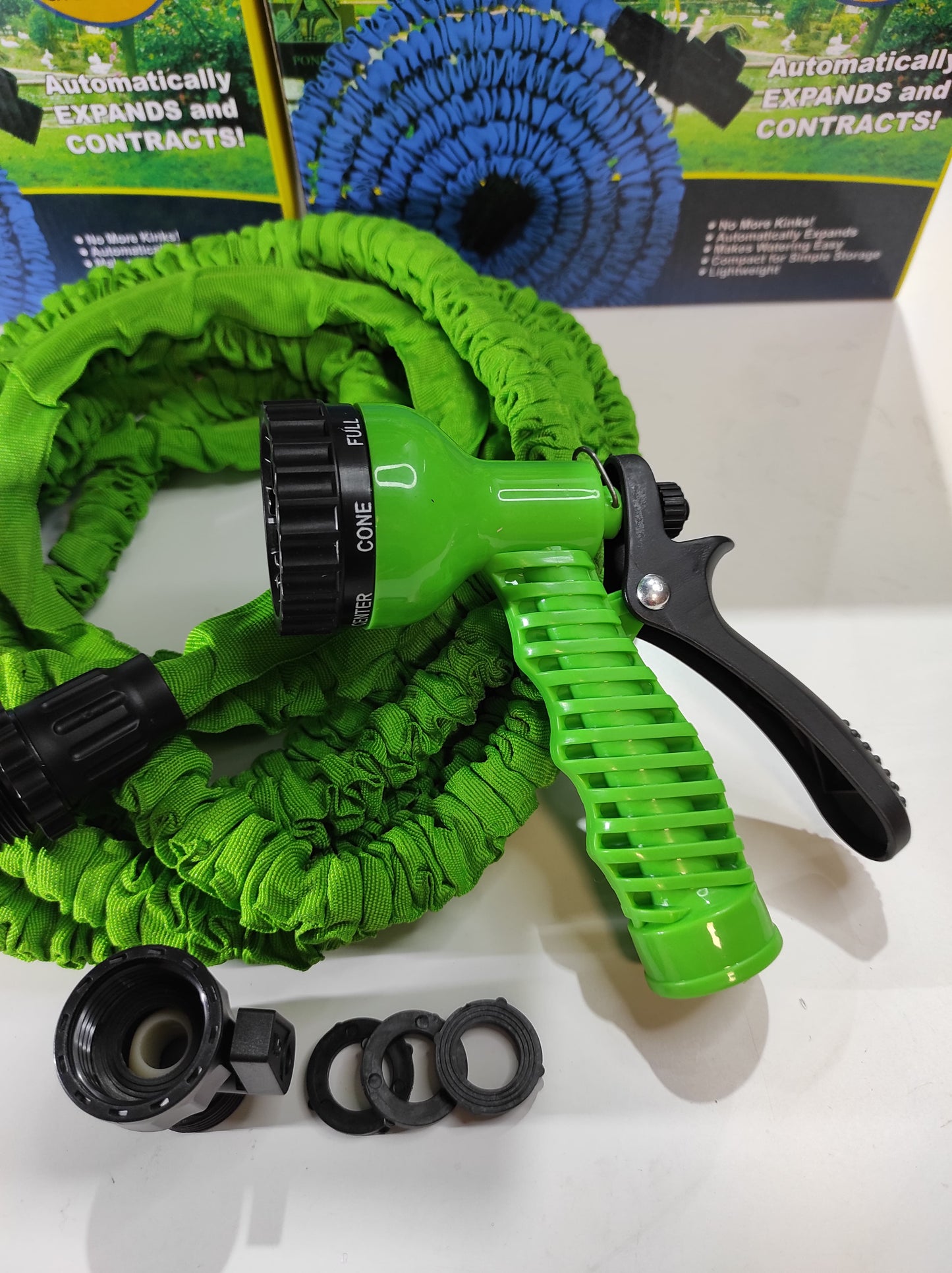 Manguera extensible con 7 tipos de chorro HydroFlex Pro