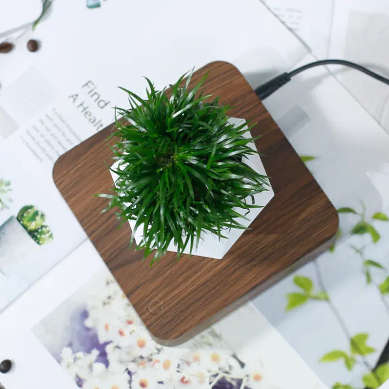 Maceta moderna de levitación magnética para plantas de estilo nórdico