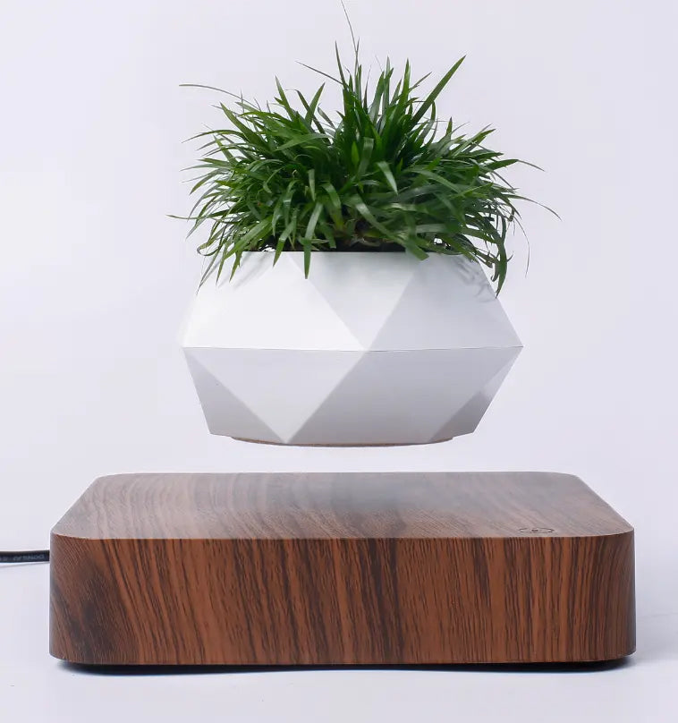Maceta moderna de levitación magnética para plantas de estilo nórdico