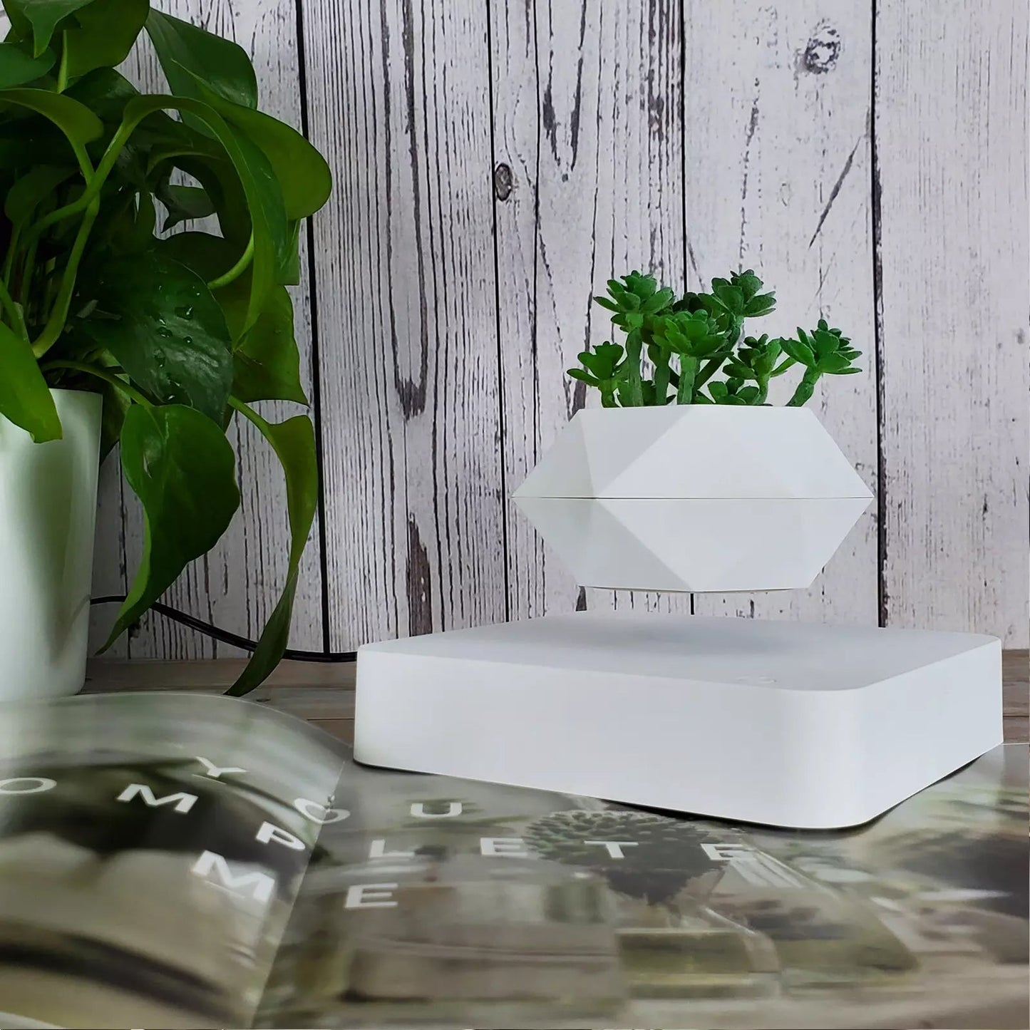Maceta moderna de levitación magnética para plantas de estilo nórdico