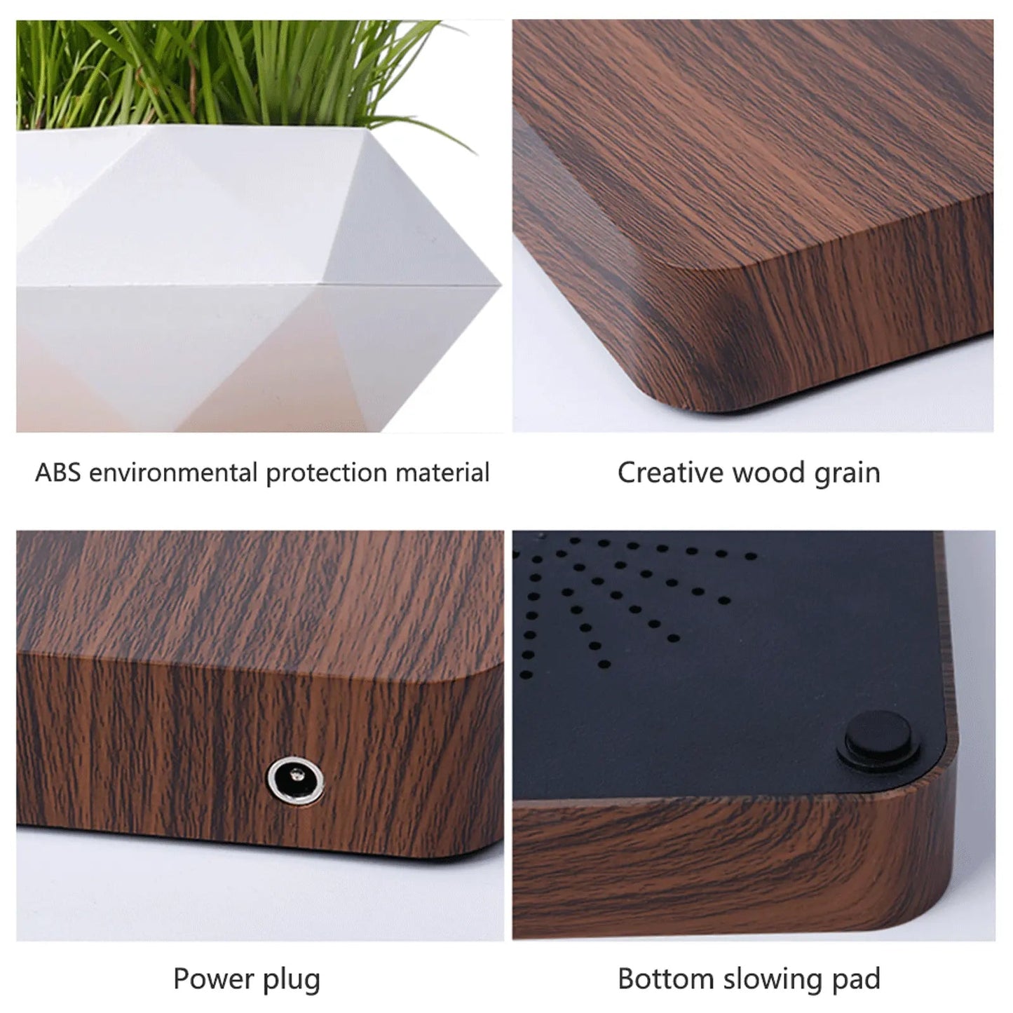 Maceta moderna de levitación magnética para plantas de estilo nórdico