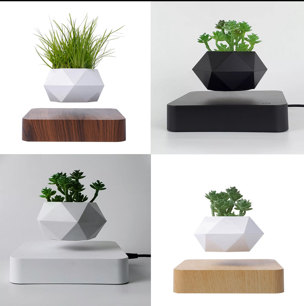 Maceta moderna de levitación magnética para plantas de estilo nórdico