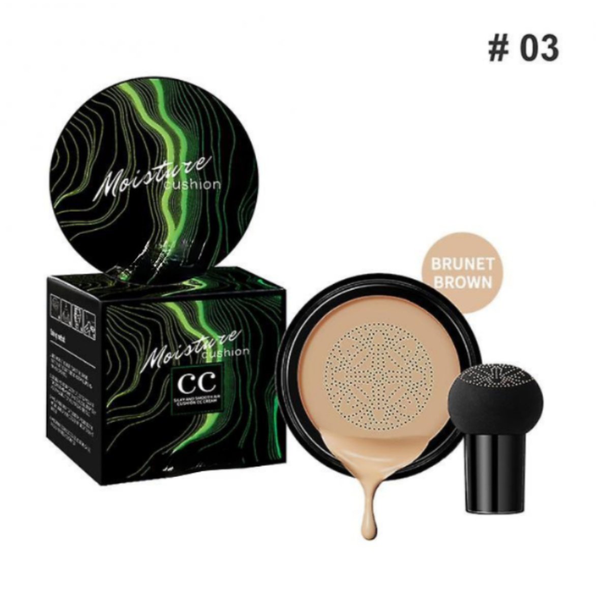 BASE DE MAQUILLAJE CC SILKY CREAM + BROCHAS DE REGALO (OFERTA 2X1)
