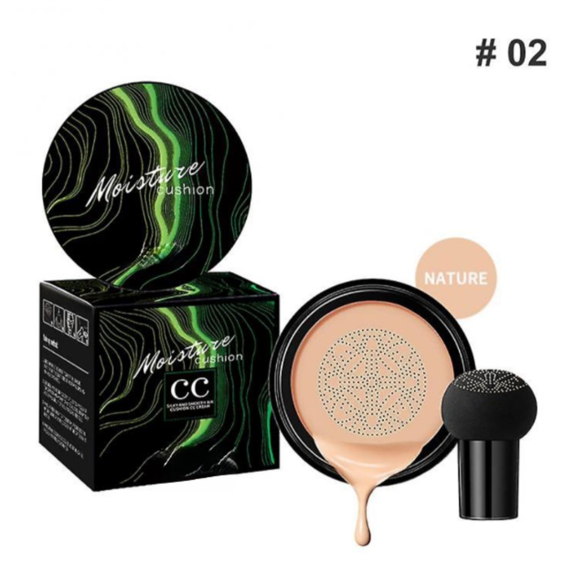 BASE DE MAQUILLAJE CC SILKY CREAM + BROCHAS DE REGALO (OFERTA 2X1)