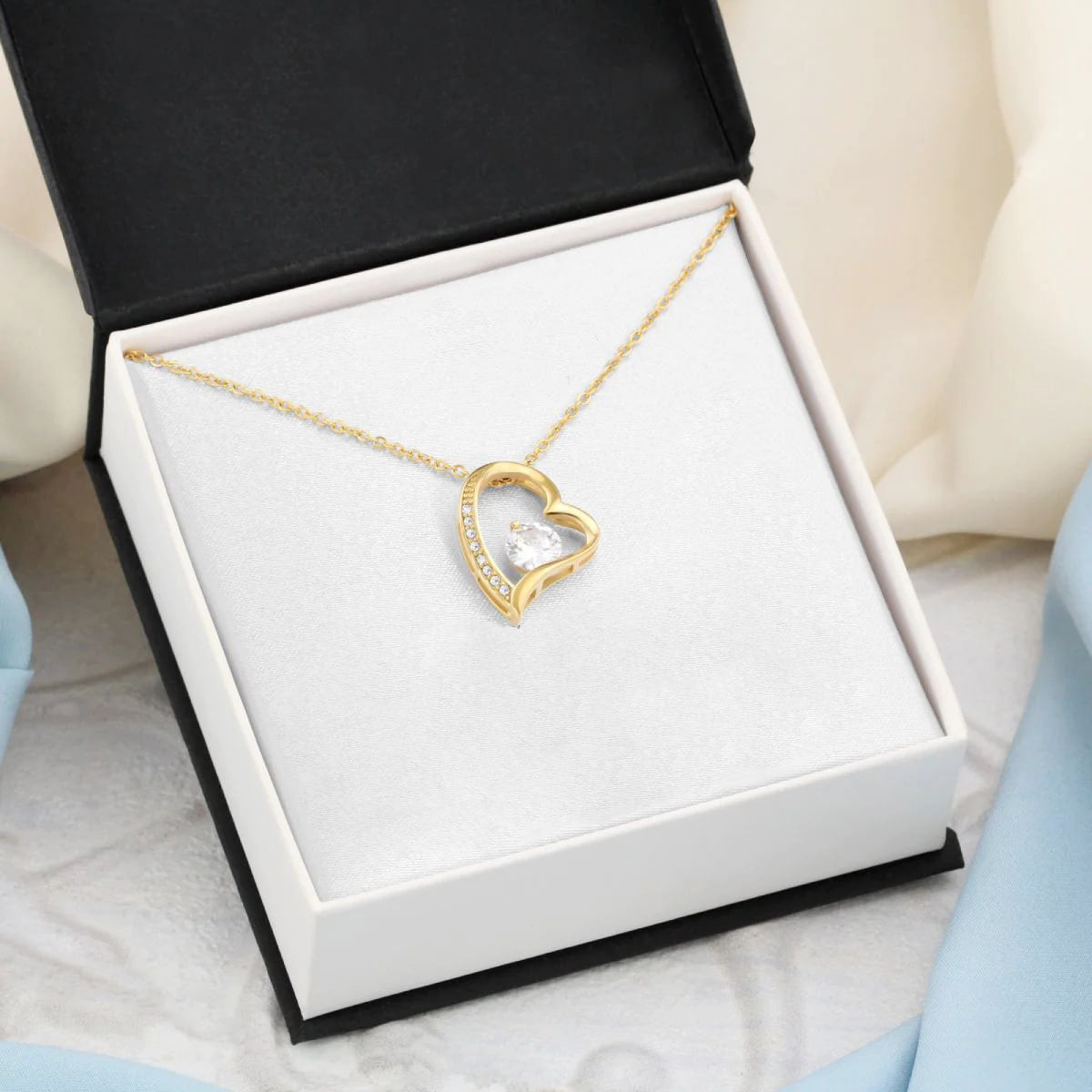 Collar Amor-Eterno® Dorado para mi Madre (con nota especial)