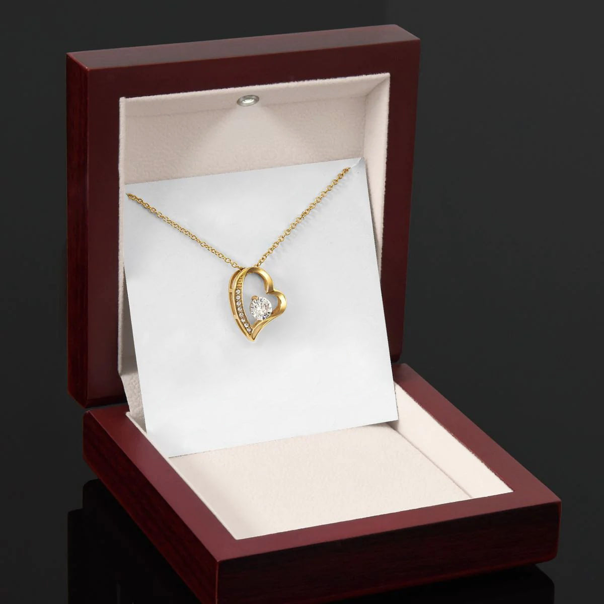 Collar Amor-Eterno® Dorado para mi Madre (con nota especial)
