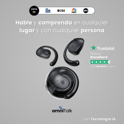 ¡REBAJAS 2025! omniTalk™ - Auriculares Traductores TODO-en-1