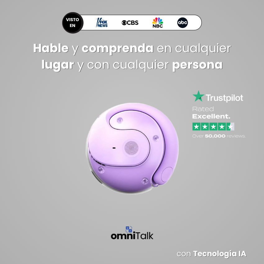 ¡REBAJAS 2025! omniTalk™ - Auriculares Traductores TODO-en-1