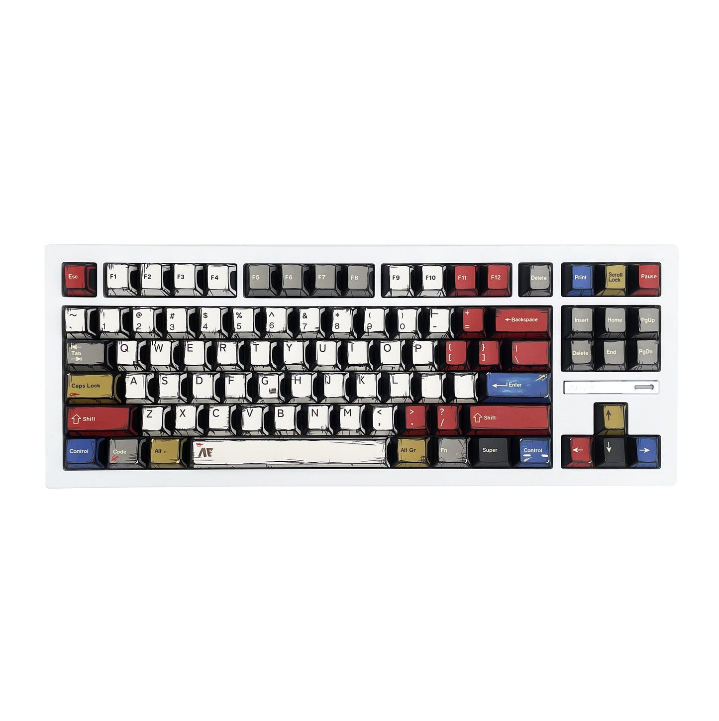 ZH870 Teclado Mecánico, Material PBT Keycap