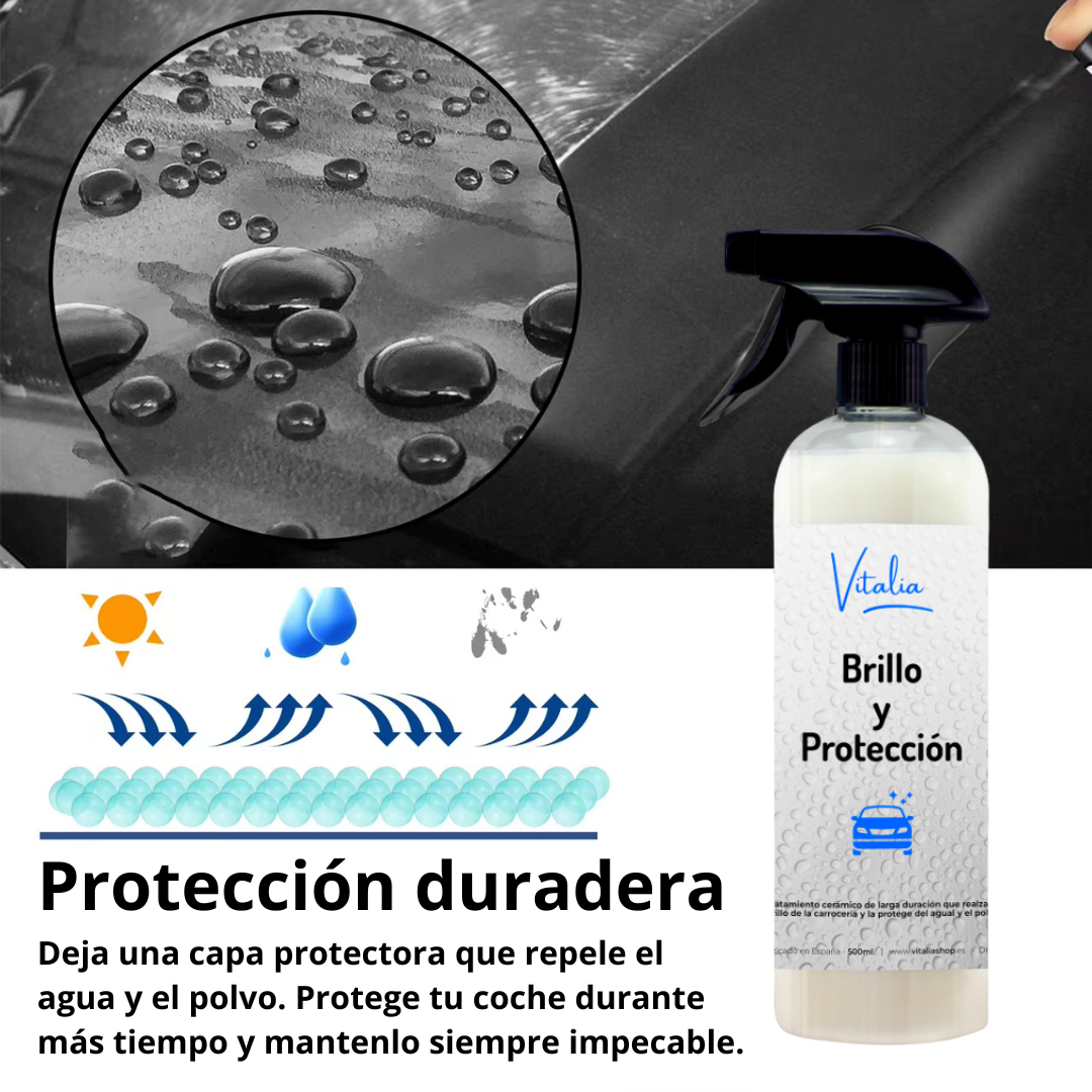 Spray Brillo y Protección para Coche