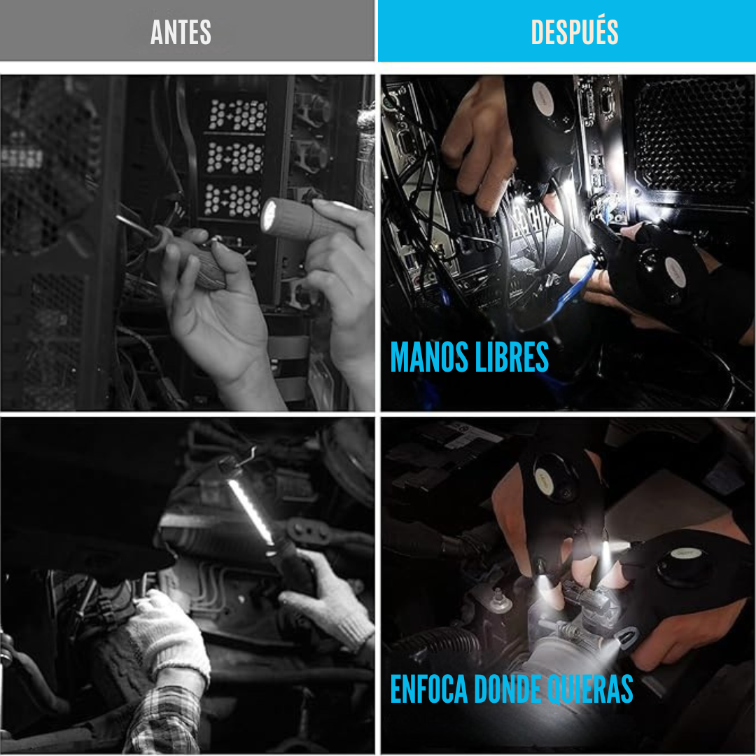 Guantes Led