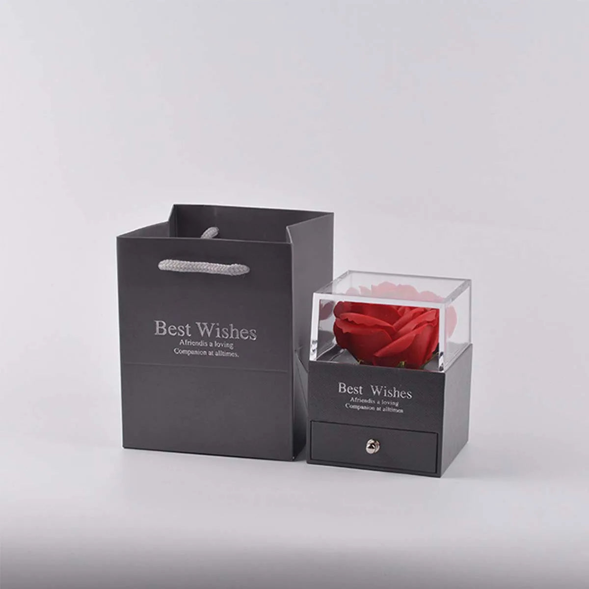 Rosa Eterna | Flor Auténtica y Collar de Regalo | SAN VALENTIN
