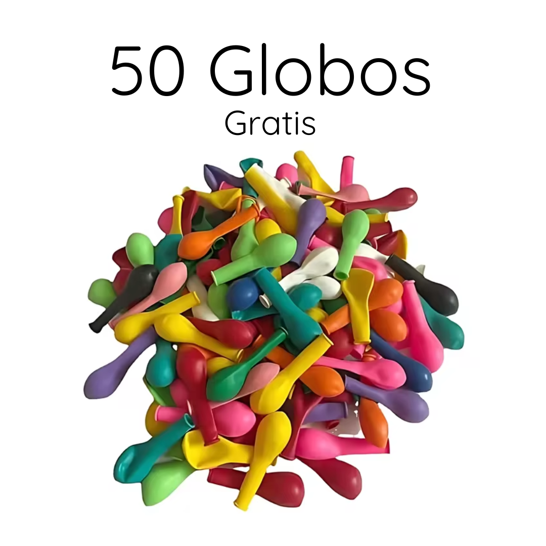 Figuras de madera con cabezas de globo