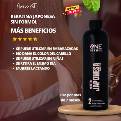 Kit Keratin Japonesa 250ml. | sin formol