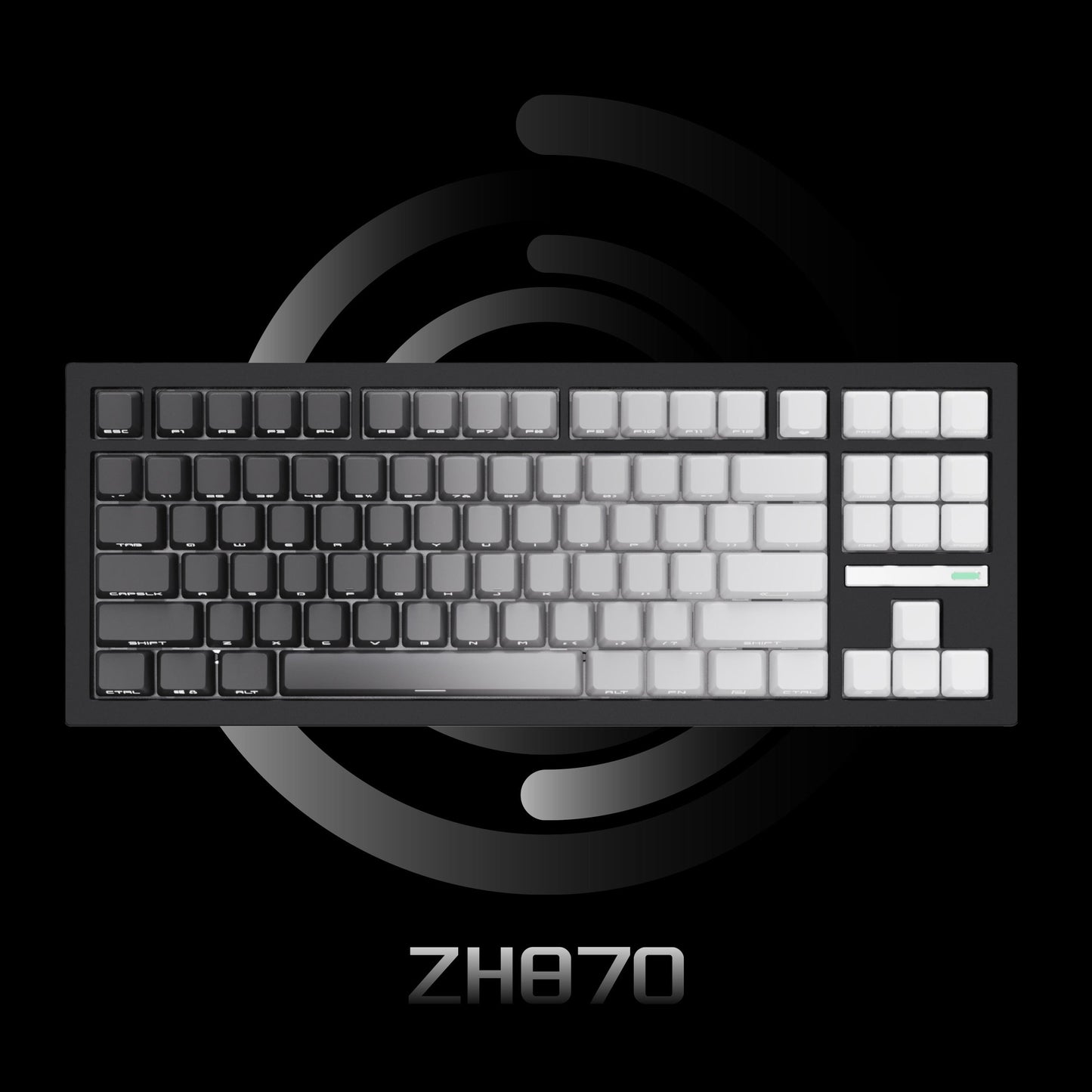 ZH870 Teclado Mecánico, Material PBT Keycap