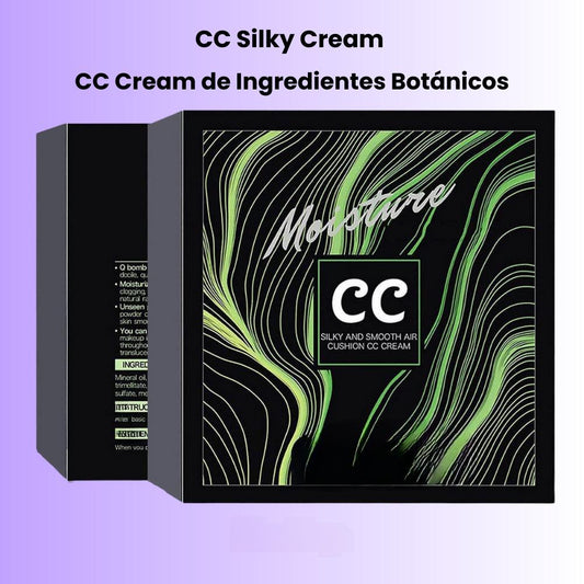 BASE DE MAQUILLAJE CC SILKY CREAM  + BROCHAS DE REGALO (OFERTA 2X1)